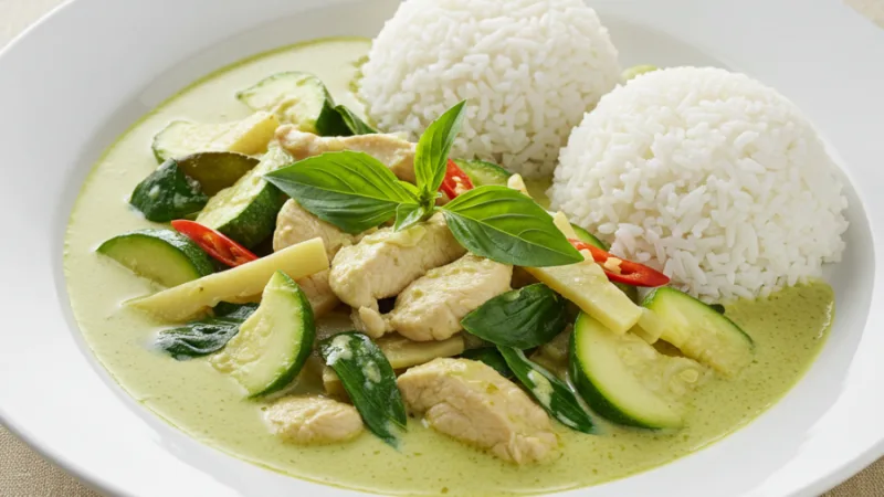 Autentiskt recept på thailändsk grön curry