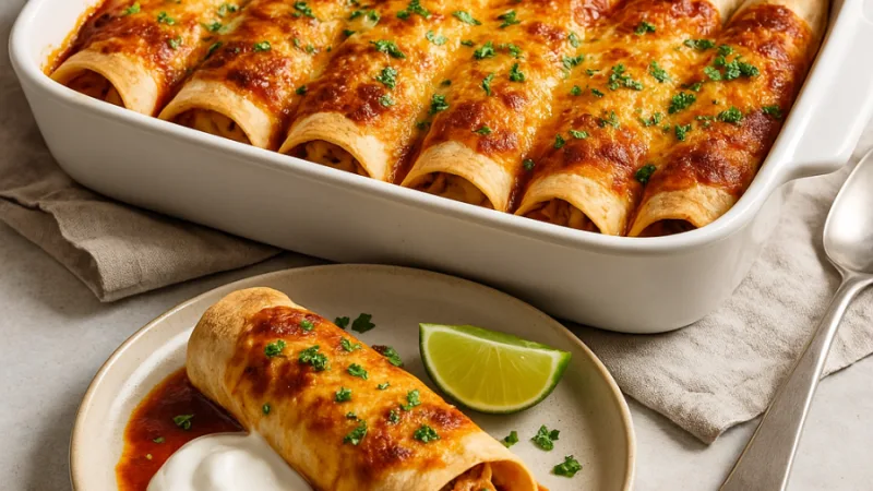 Bestes Hähnchen-Enchiladas Rezept