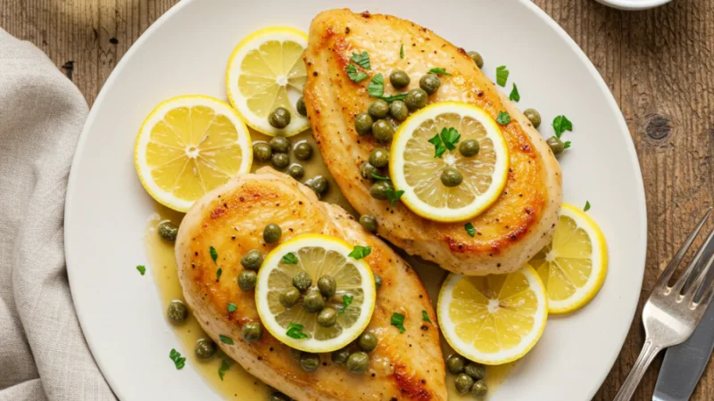 Najboljši recept za piščančjo piccato z limono