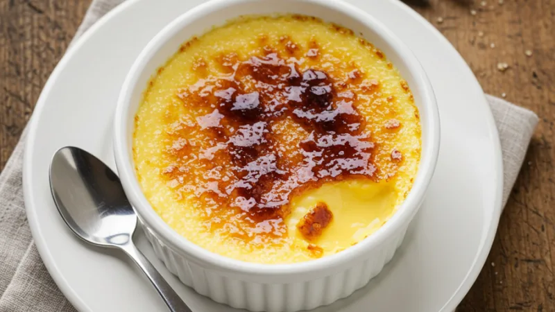 Klassinen ranskalainen crème brûlée -resepti