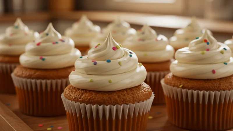 Simple Vanilla Cupcakes Recipe