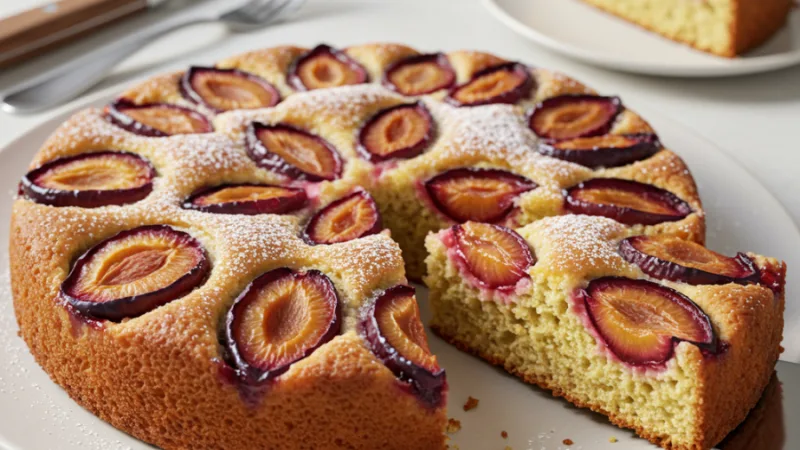 Enostaven domač recept za slivovo torto