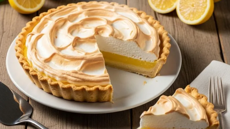 Limonina pita z rahlim meringom