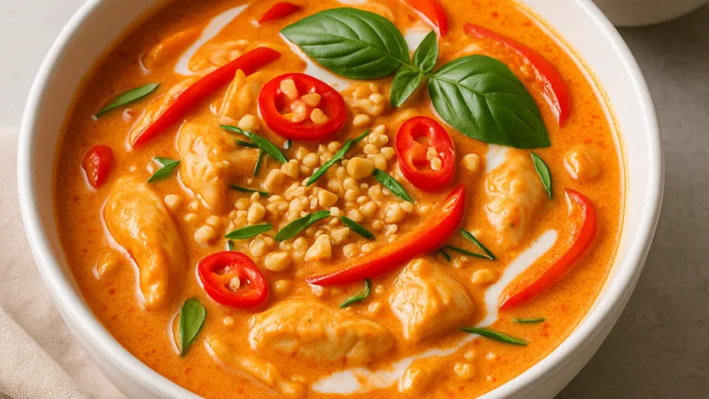 Thai Panang Curry with Chicken