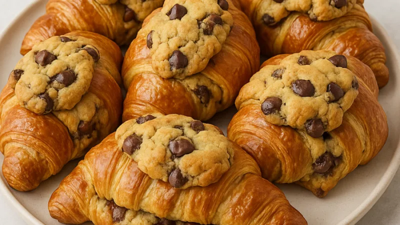 Crookie croissant cookie