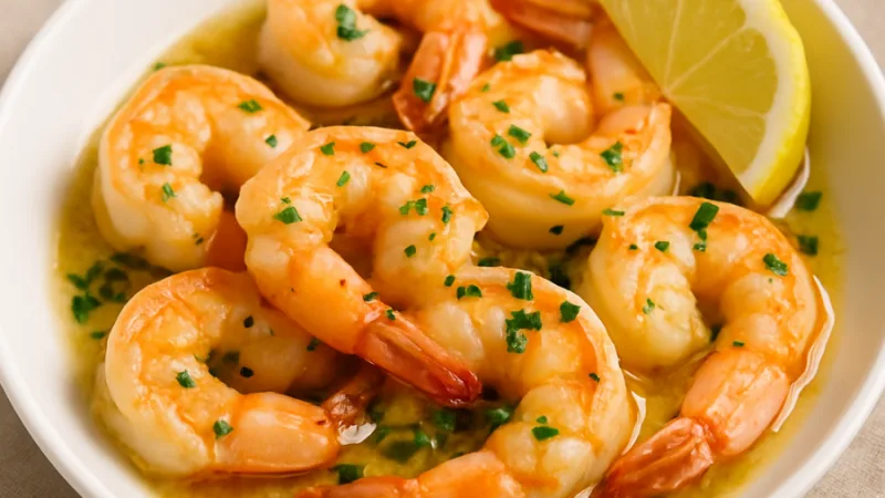 Recette facile de crevettes à l'ail en 15 minutes