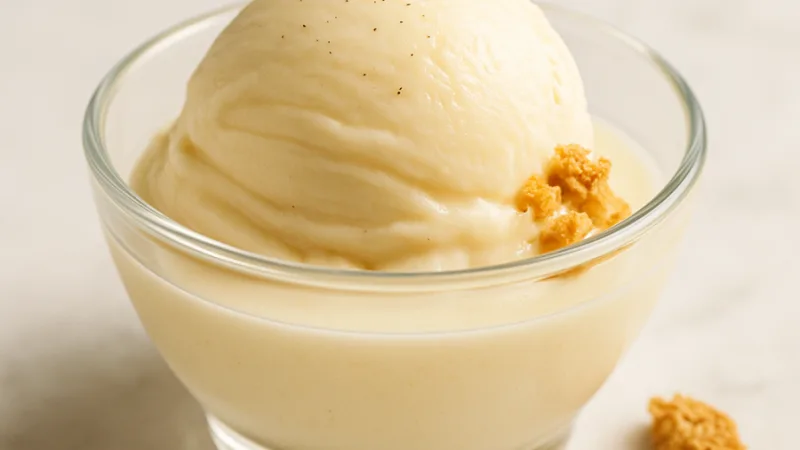 Gelato casero italiano para verano