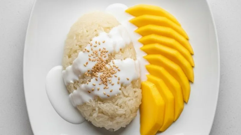 Riz gluant à la mangue recette thaï authentique