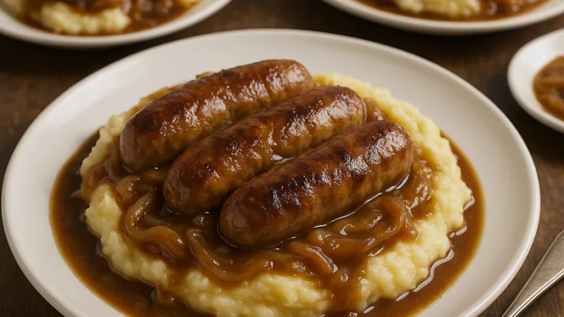Bangers and Mash Maison