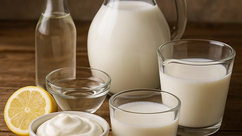 Melhores substitutos do buttermilk para assar