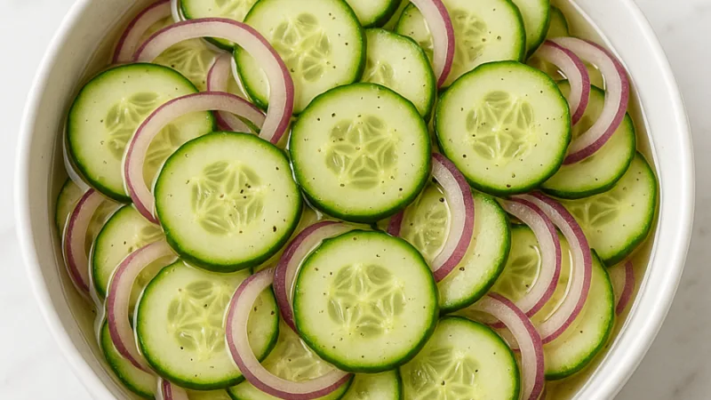 Recette facile de cornichons aigres-doux maison