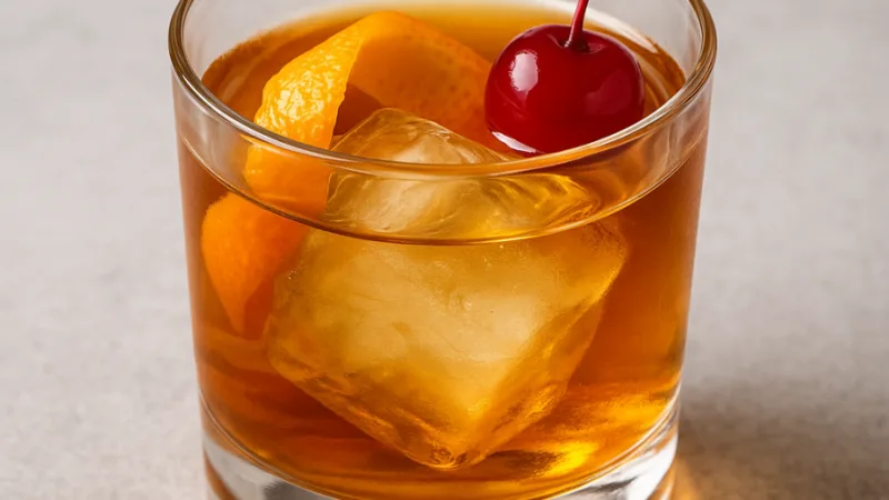 Old Fashioned Cocktail Klassisch mit Whiskey Rezept