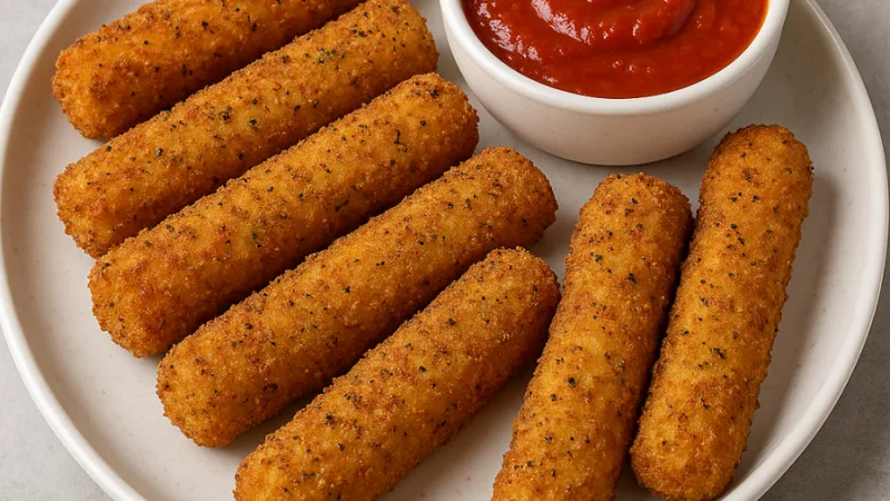Bâtonnets de Mozzarella Airfryer Ultra Croquants et Fondants