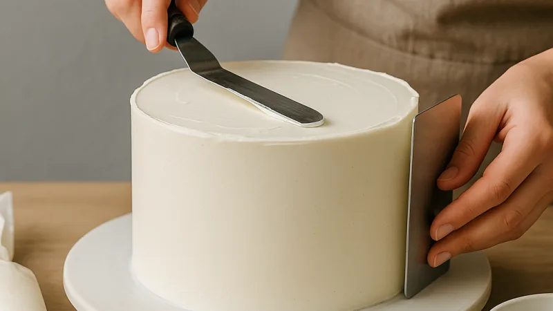 How to Frost a Cake Smoothly