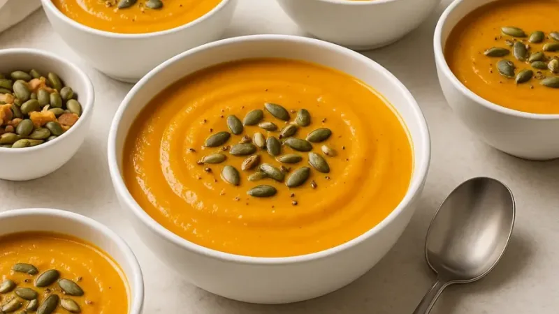 Soupe de potiron crémeuse facile et rapide