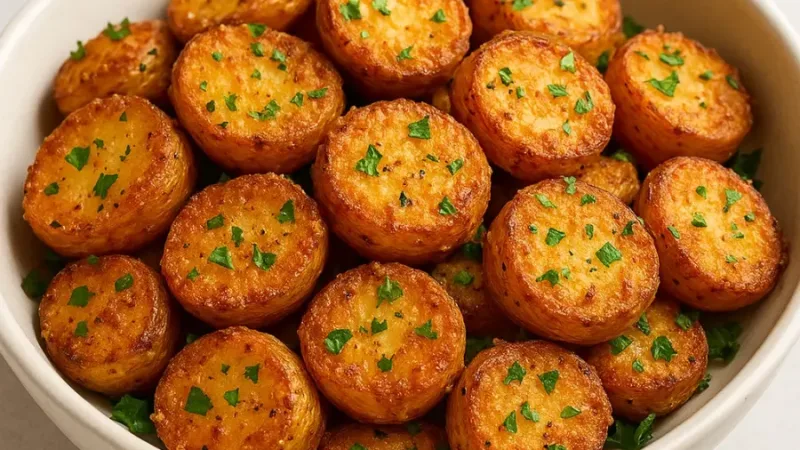 Pommes de terre croustillantes au parmesan à l’air fryer