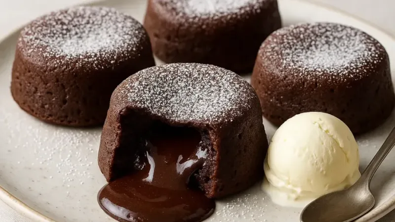 Chokladlava-kaka – snabb & enkel dessert