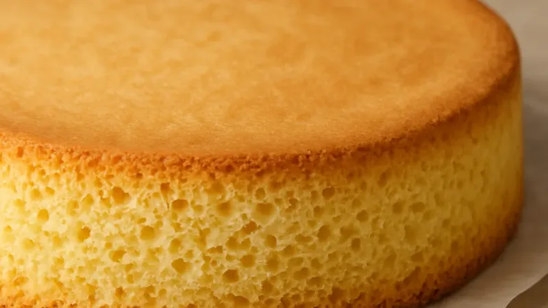 How to Bake a Flat, Soft Cake Sponge Every Time