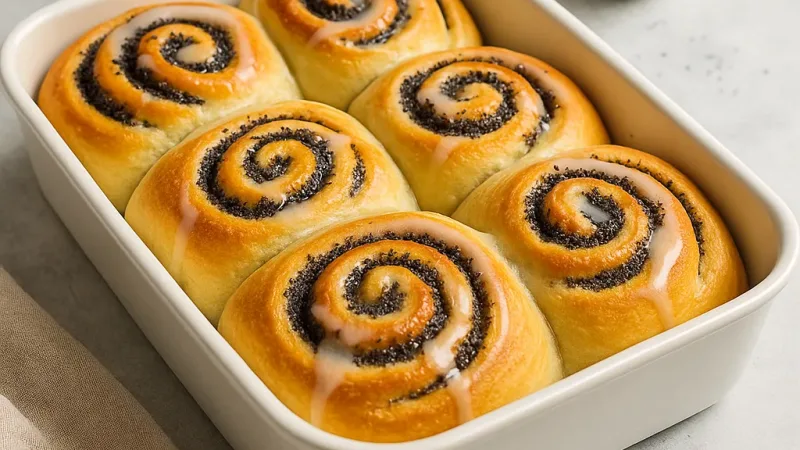 Mohnschnecken Rezept – einfach und fluffig