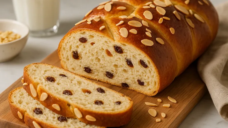 Nikolaus Frühstück: süßes, weiches Hefebrot Rezept