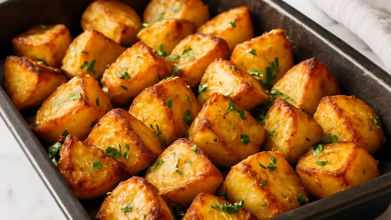 Sprø ovnsbakte poteter – perfekt til jul