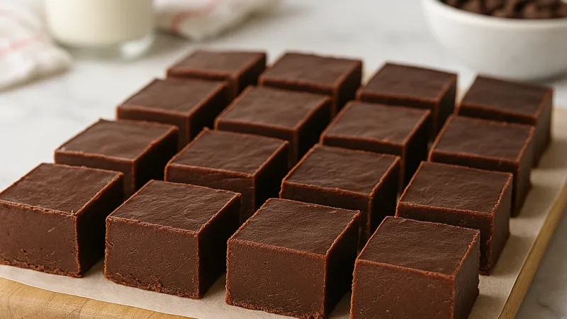 Kerstfudge – 3 ingrediënten