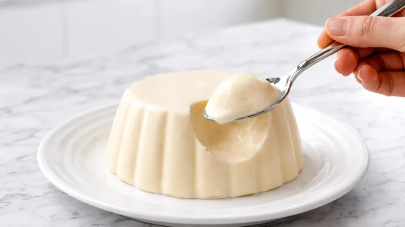 Receita fácil de panna cotta
