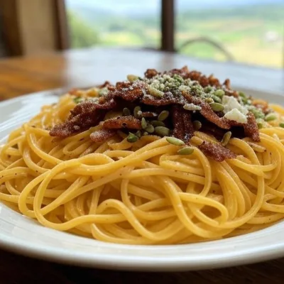 Receita Clássica de Espaguete à Carbonara