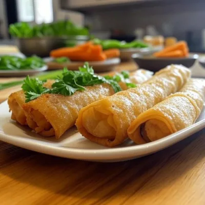 Recette de Nems Chinois Croquants