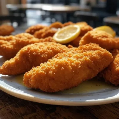 Costeletas de frango parisienses fofas