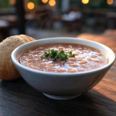Receita de sopa de feijão