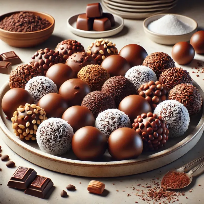 Receita Irresistível de Bolas de Chocolate