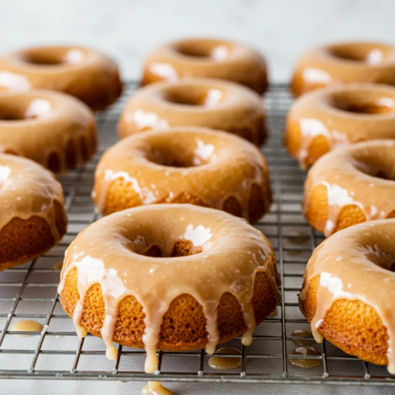 Donuts keto assados com cobertura sem açúcar
