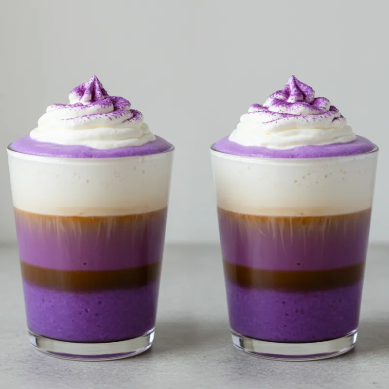 Recette de Ube Latte