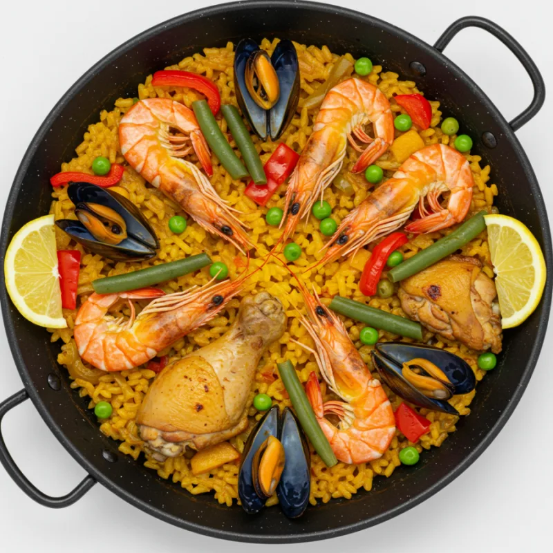Recette facile de paella espagnole