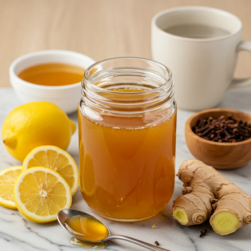 Sirop contre la toux fait maison