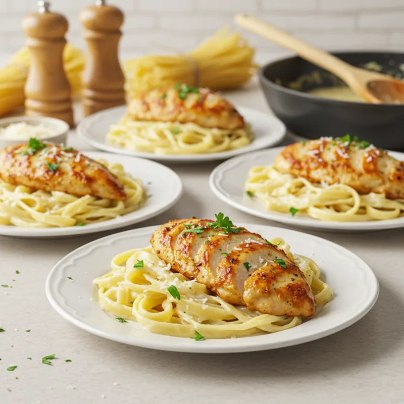 Meilleure recette de poulet Alfredo