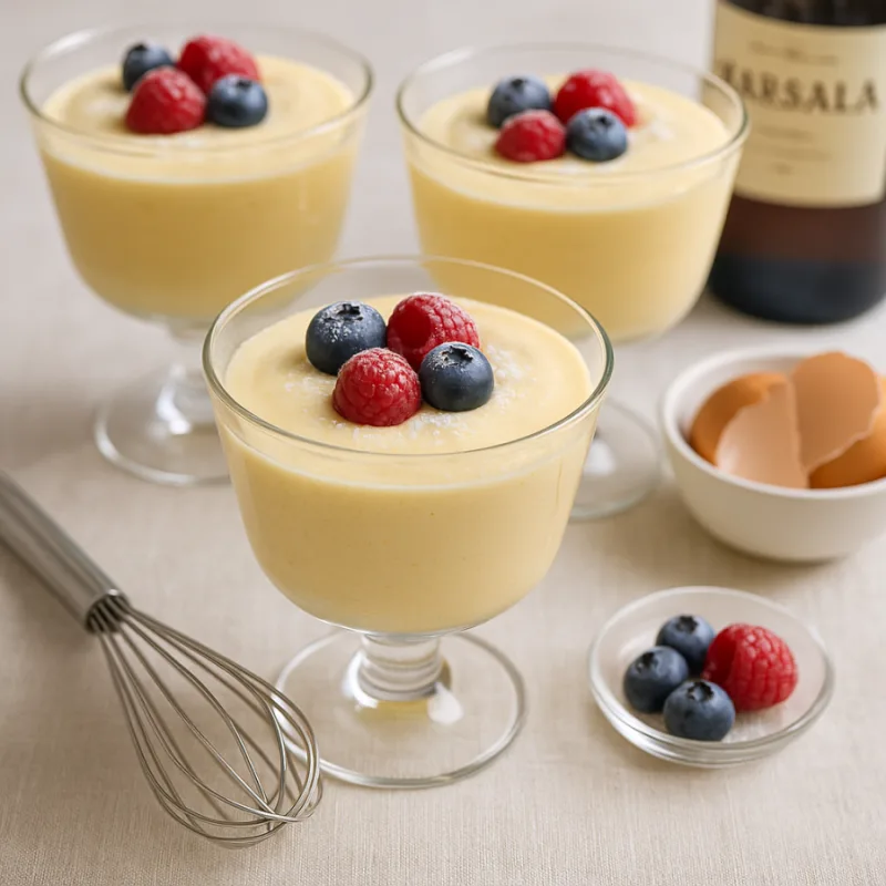 Recette Authentique de Zabaglione