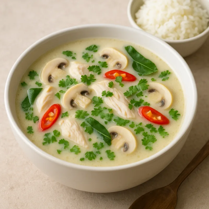 Soupe thaï Tom Kha Gai