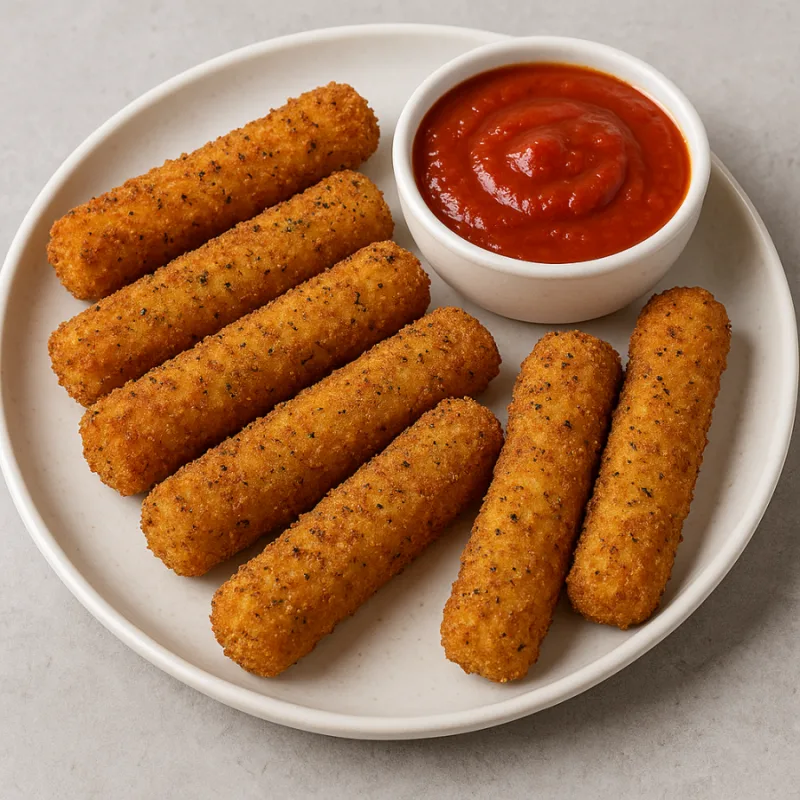 Rapeat Mozzarellatikut Airfryerissa