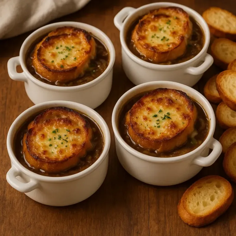 Soupe à l’oignon gratinée facile pour l’hiver