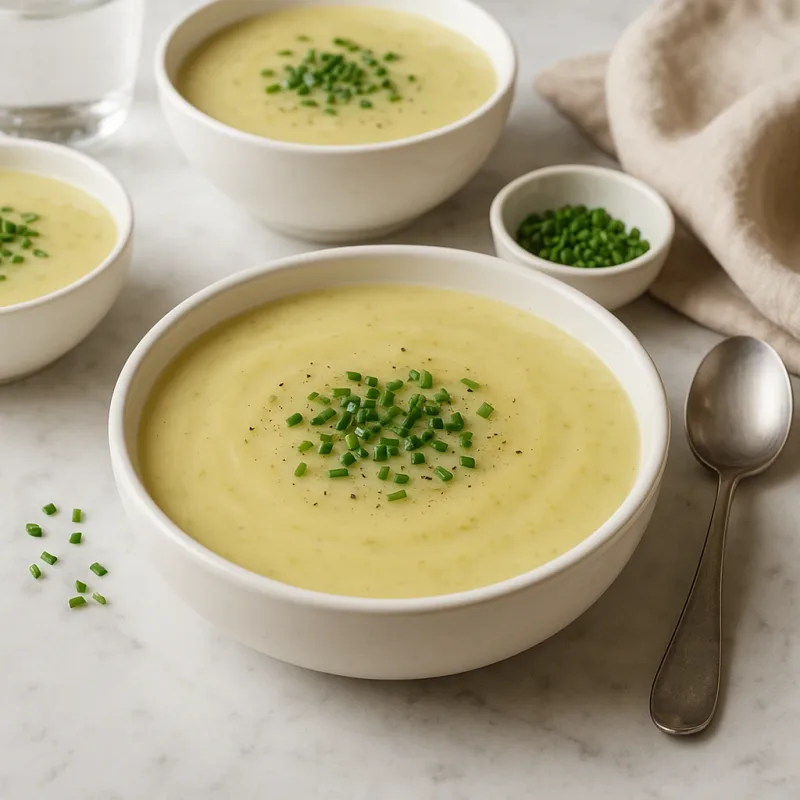 Soupe poireaux-pommes de terre crémeuse et facile