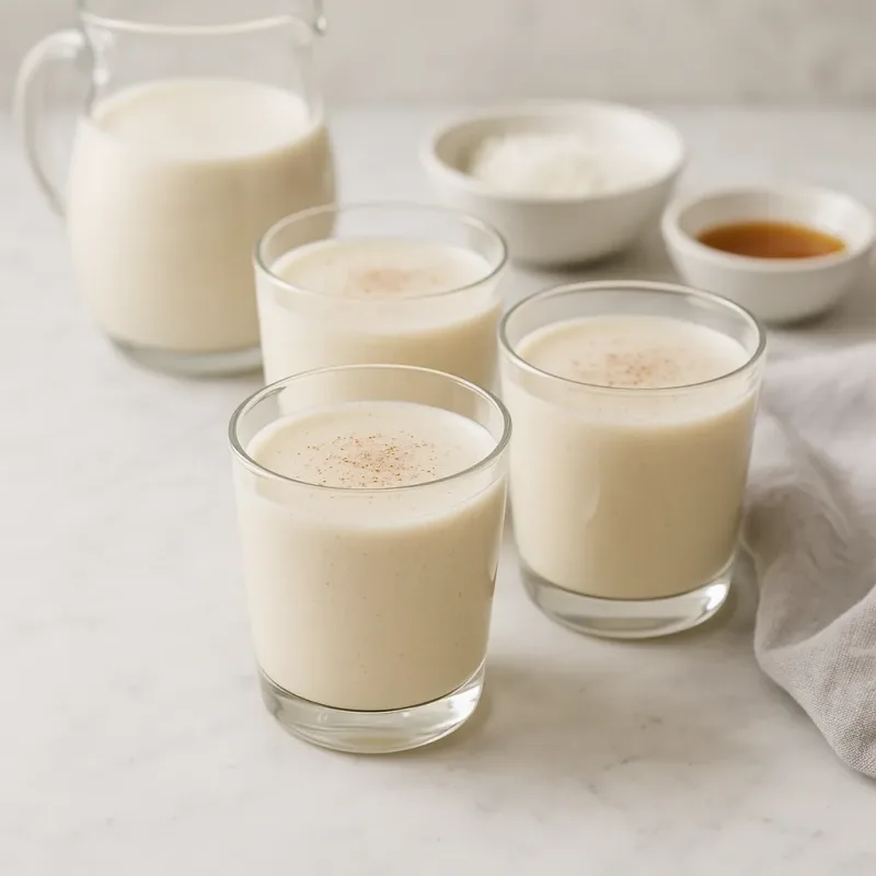 Vegansk eggnog – kremet juledrikk på 5 minutter
