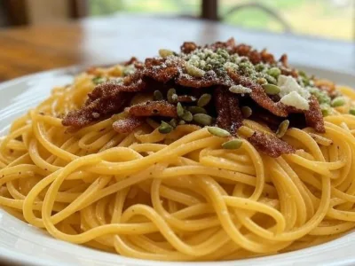 Receita Clássica de Espaguete à Carbonara