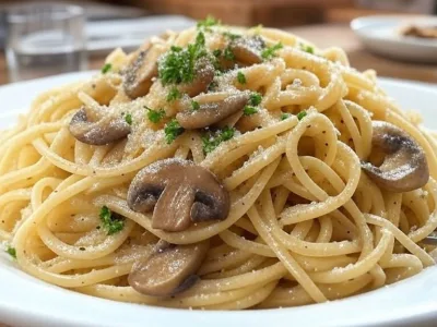 Ricetta per Pasta Cremosa ai Funghi