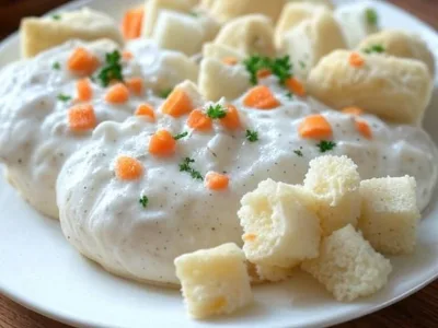 Czech Bread Dumplings with Sauce
