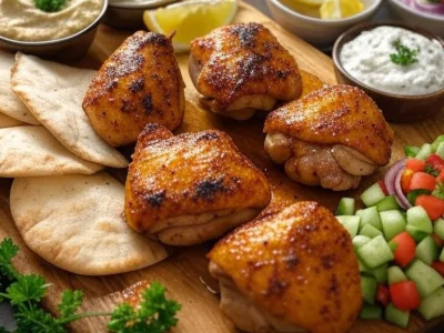 Receta Fácil de Shawarma de Pollo