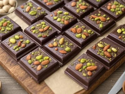 Recette facile de barres chocolatées de Dubaï