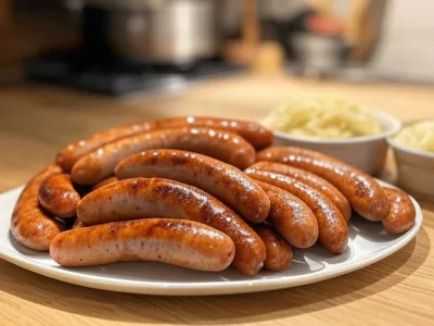 Einfaches Rezept für hausgemachte Bratwurst