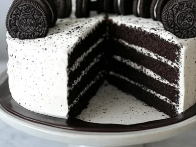 Receta fácil de pastel casero de Oreo